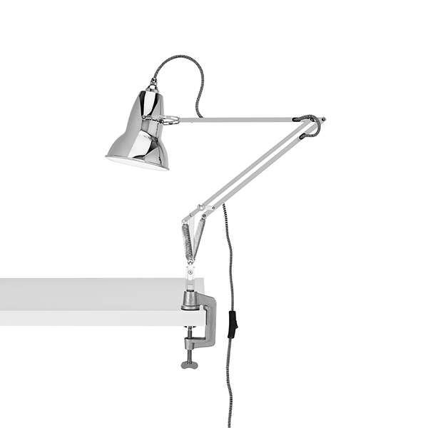 Anglepoise Original 1227™ Lampe mit Klemme Helles Chrome