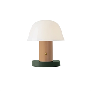 &Tradition Setago JH27 Bordlampe Beige/Grøn
