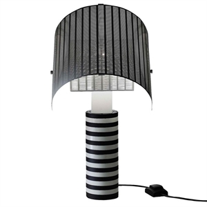 Artemide SHOGUN Bordlampe Hvid Skærm, Hvid/Sort Base