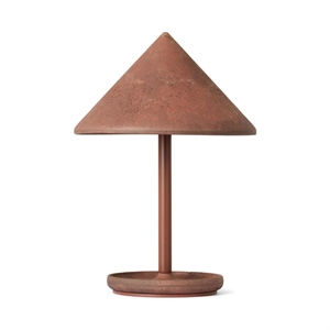 Mater Terra Transportabel Lampe Coffee Waste Rust Red